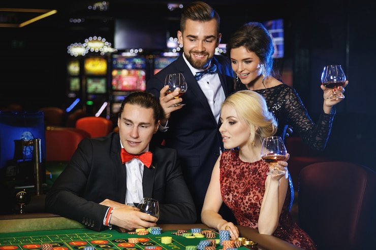 Tata letak meja Free Bet Blackjack dan posisi pemain